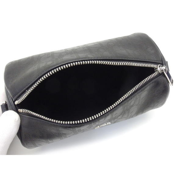 Dior Oblique Galaxy Leather Black Roller Messenger Bag - Picture 4 of 4